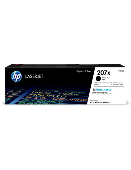 HP 207X High Yield Black LaserJet Toner Cartridge cartucho de tóner 1 pieza(s) Original Negro