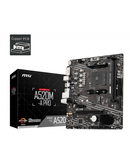 PLACA BASE MSI AM4 A520M-A PRO