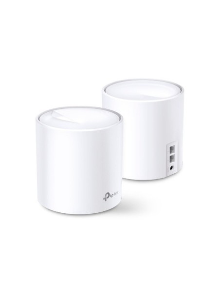 TP-LINK Deco X20 (2-pack) router inalámbrico Gigabit Ethernet Doble banda (2,4 GHz   5 GHz) Blanco