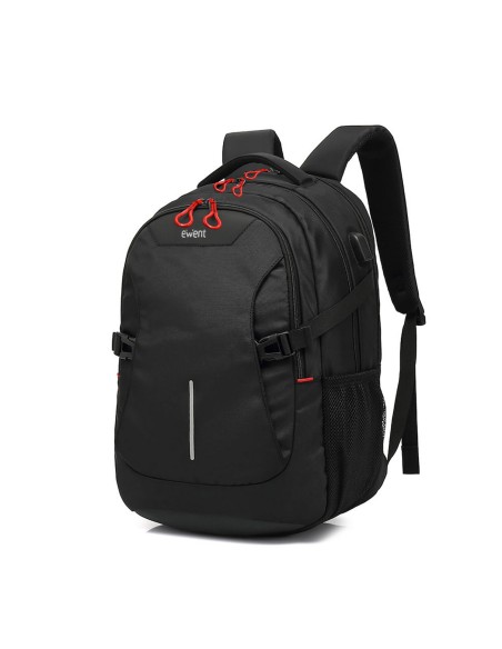 Ewent EW2526 maletines para portátil 39,6 cm (15.6") Mochila Negro