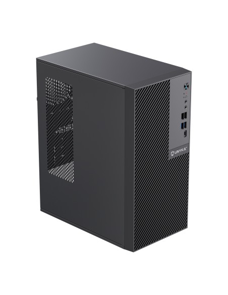 CAJA  MICRO-ATX SEMITORRE NUMEN 500 PRO 4USB 1TYPEC (SIN FUENTE) NEGRA 52115