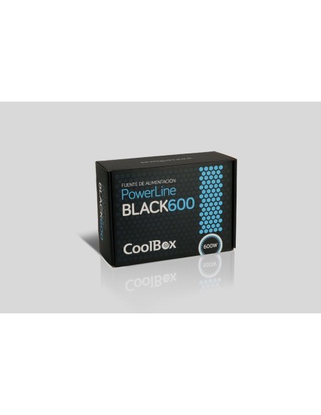 CoolBox Powerline Black 600 600W ATX Negra