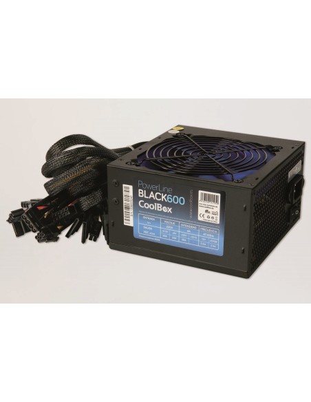 CoolBox Powerline Black 600 600W ATX Negra