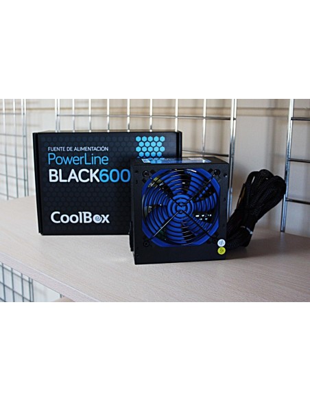 CoolBox Powerline Black 600 600W ATX Negra