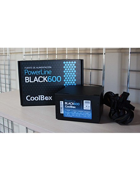 CoolBox Powerline Black 600 600W ATX Negra