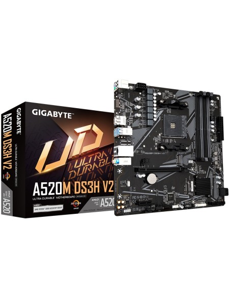 Gigabyte A520M DS3H V2 (rev. 1.0) Zócalo AM4 micro ATX