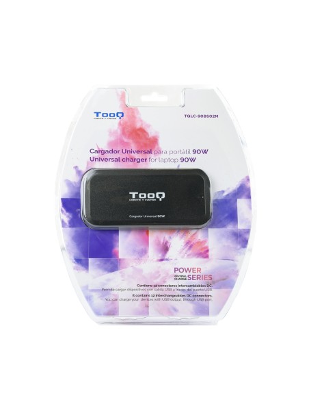 TooQ TQLC-90BS02M cargador de dispositivo móvil Negro Interior
