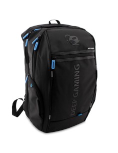 BOLSA MOCHILA PORTATIL 17 DEEPGAMING NEGRO IMPERMEABLE CARGA USB