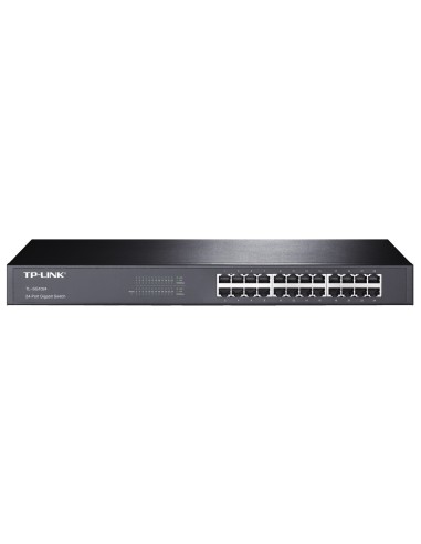 TP-LINK TL-SG1024 No administrado Gigabit Ethernet (10 100 1000) Negro