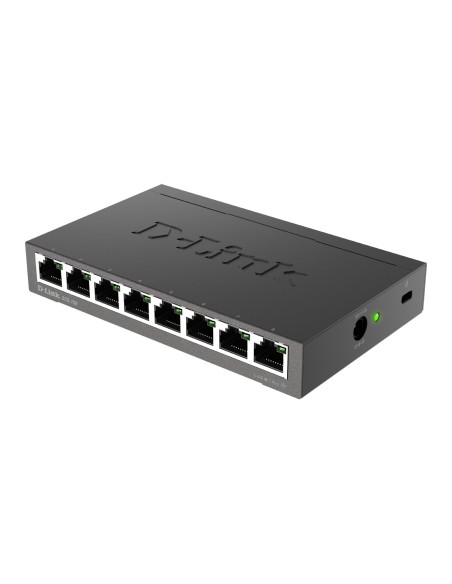 D-Link DGS-108 switch No administrado Negro