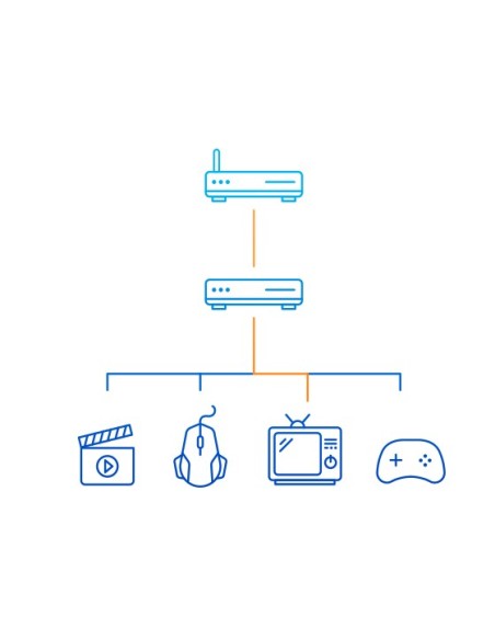 D-Link DGS-108 switch No administrado Negro
