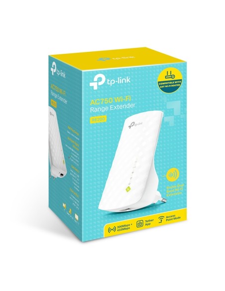 TP-LINK RE200 Repetidor de red Blanco 10, 100 Mbit s