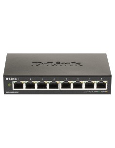 D-Link DGS-1100-08V2 switch Gestionado Gigabit Ethernet (10 100 1000) Negro