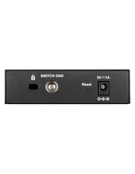 D-Link DGS-1100-05V2 switch Gestionado Gigabit Ethernet (10 100 1000) Negro