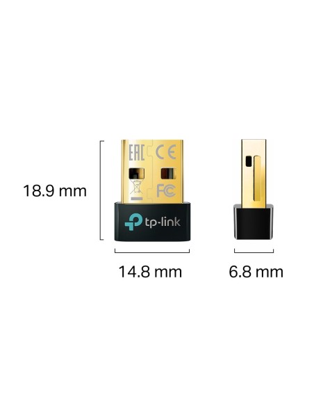 TP-LINK ADAPTADOR NANO USB BLUETOOTH 5.0, TAMAÑO NANO, USB 2.0