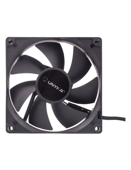 Ventilador UNYKAch 90 mm 9 cm Negro