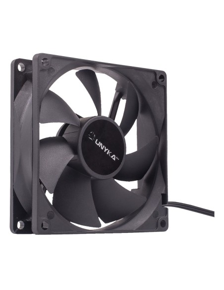Ventilador UNYKAch 90 mm 9 cm Negro