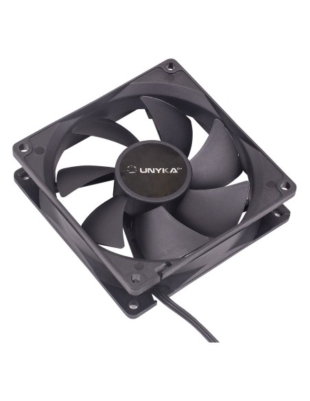 Ventilador UNYKAch 90 mm 9 cm Negro