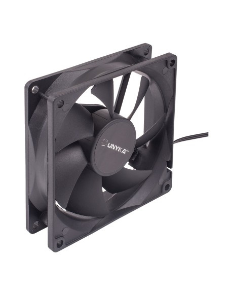 Ventilador UNYKAch 90 mm 9 cm Negro