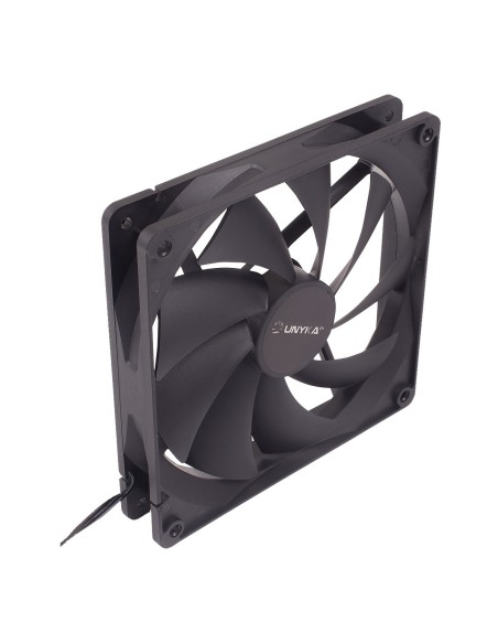 Ventilador UNYKAch 140 mm 14 cm Negro