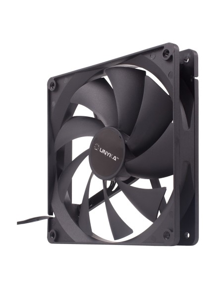 Ventilador UNYKAch 140 mm 14 cm Negro