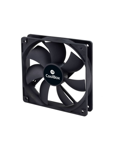 Ventilador CoolBox VENCOOAU120 12 cm Negro