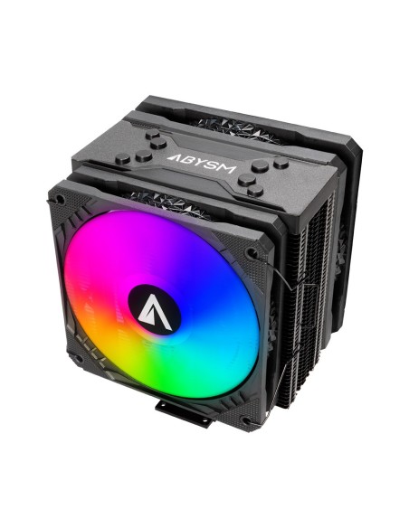 REFRIGERADOR CPU MULTIZOCALO ABYSM GAMING AIR SNOW IV BLACK ARGB 4PIPES AB832407