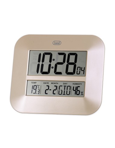 DIGITAL WALL CLOCK WITH LARGE DISPLAY 27 CM TREVI OM 3520 D BRONCE