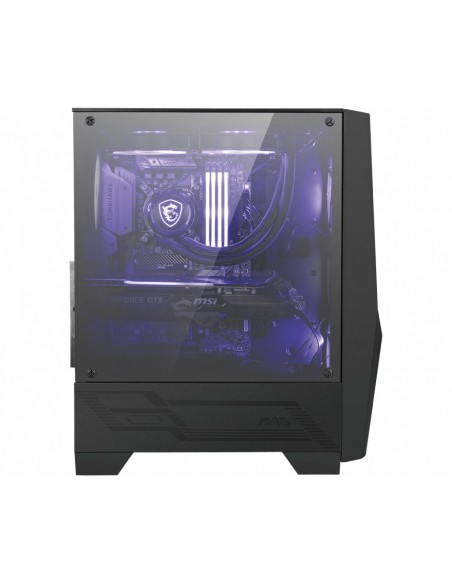 MSI MAG Forge 100M ATX Cristal Templado Negra