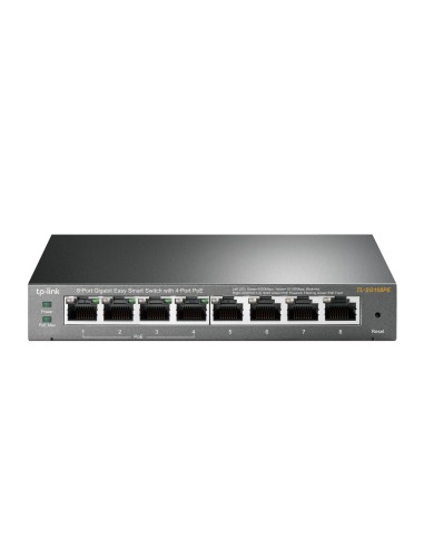 TP-LINK TL-SG108PE No administrado Gigabit Ethernet (10 100 1000) Energía sobre Ethernet (PoE) Negro