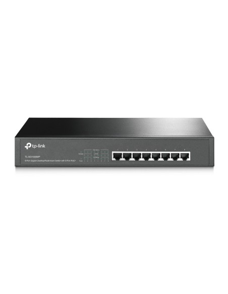 TP-LINK TL-SG1008MP No administrado Gigabit Ethernet (10 100 1000) Energía sobre Ethernet (PoE) Negro