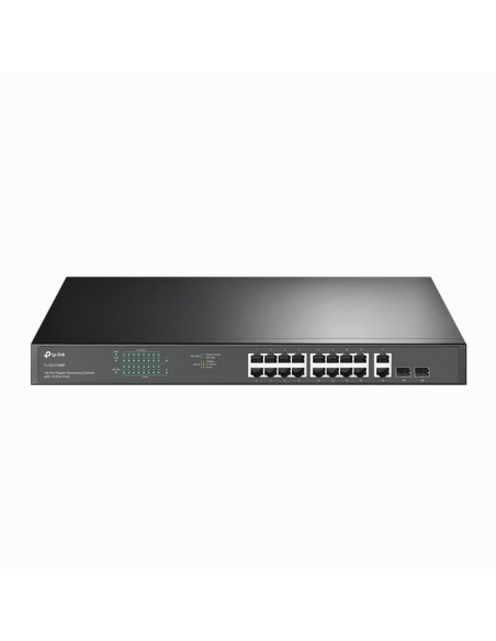 TP-LINK TL-SG1218MP switch Gigabit Ethernet (10 100 1000) Energía sobre Ethernet (PoE) Negro