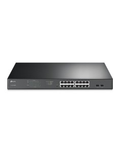 TP-LINK TL-SG1218MPE Gestionado Gigabit Ethernet (10 100 1000) Energía sobre Ethernet (PoE) Negro