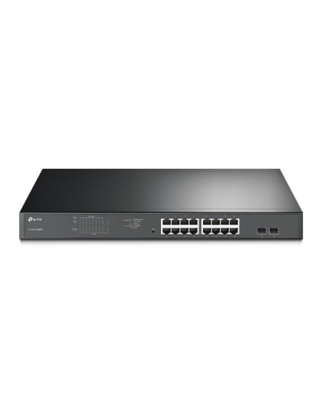 TP-LINK TL-SG1218MPE Gestionado Gigabit Ethernet (10 100 1000) Energía sobre Ethernet (PoE) Negro