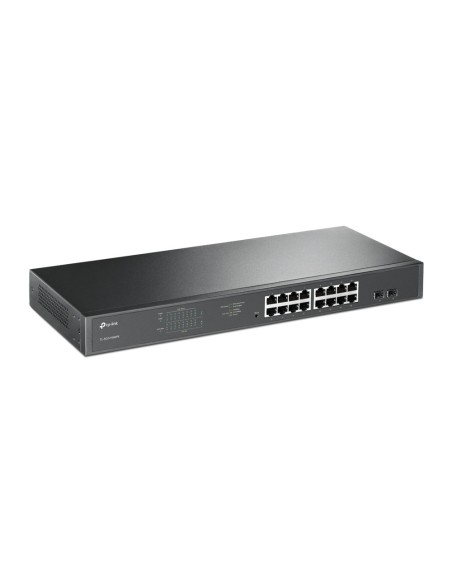 TP-LINK TL-SG1218MPE Gestionado Gigabit Ethernet (10 100 1000) Energía sobre Ethernet (PoE) Negro