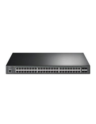 TP-Link TL-SG3452XP JetStream PoE Switch Gestionado L2+ Gigabit Ethernet (10 100 1000) Energía sobre Ethernet (PoE) 1U Negro