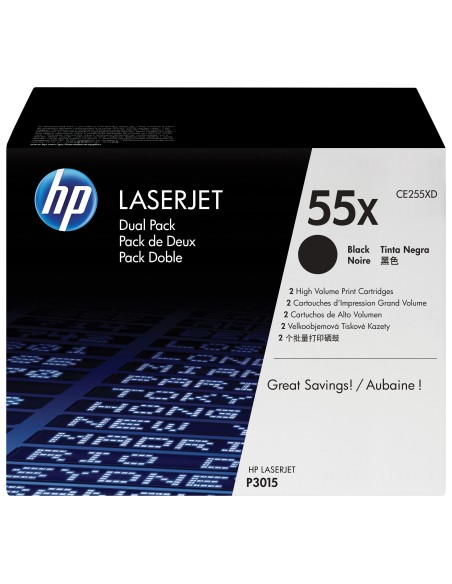 HP 55X TONER HP55X NEGRO (CE255XD)