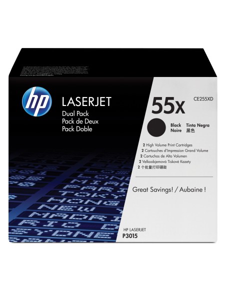 HP 55X TONER HP55X NEGRO (CE255XD)