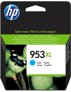 HP 953XL cartucho de tinta Original Alto rendimiento (XL) Cian