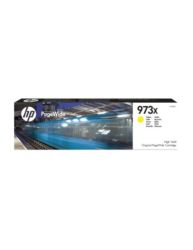 HP 973X cartucho de tinta Original Alto rendimiento (XL) Amarillo