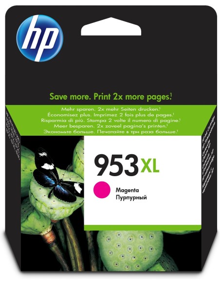 HP 953XL cartucho de tinta Original Alto rendimiento (XL) Magenta