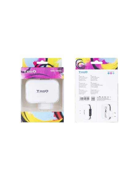 TooQ TQWC-1S04WT cargador de dispositivo móvil Blanco Interior