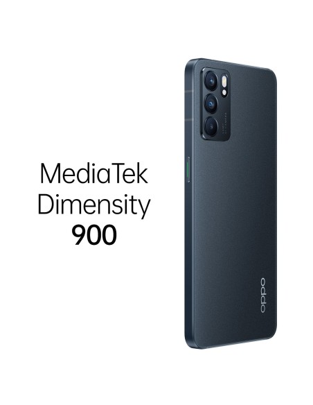 OPPO Reno 6 16,3 cm (6.43") SIM doble ColorOS 11.3 5G USB Tipo C 8 GB 128 GB 4300 mAh Negro
