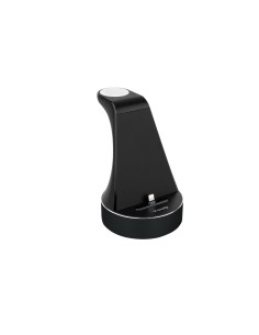 BASE DE CARGA TOOQ PARA APPLE WATCH Y IPHONE NEGRO INCLUYE CARGADOR USB