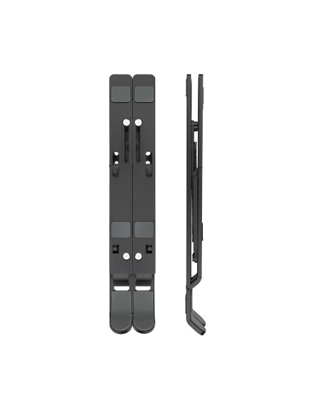 TooQ Soporte Elevador para Portátiles, Tablets, Móviles y Libros, Gris