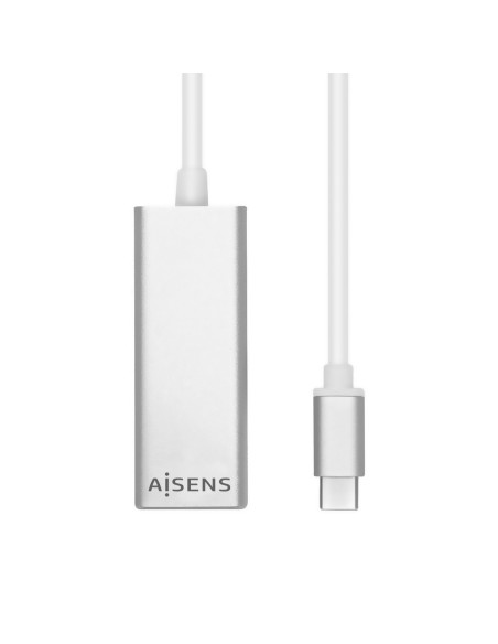 AISENS CONVERSOR USB3.1 GEN1 USB-C A ETHERNET GIGABIT 10 100 1000 MBPS, 15CM