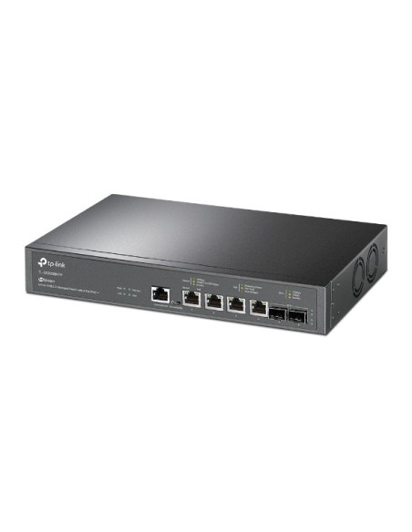 TP-LINK CONMUTADOR ADMINISTRADO L2+ JETSTREAM™ DE 4 PUERTOS 10GBASE-T Y 2 PUERTOS 10GE SFP+ CON POE++ DE 4 PUERTOS