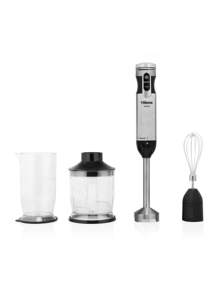 BATIDORA TRISTAR MX-4829 1000 W + ACCESORIOS ACERO INOXIDABLE