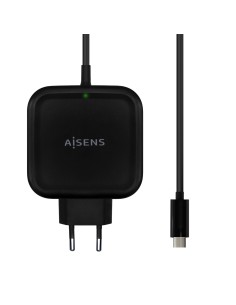 CARGADOR AISENS 65W PD3.0 QC3.0 1XUSB-C 1.2M NEGRO