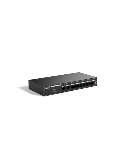 SWITCH IT DAHUA DH-SF1010LP 10-PORT UNMANAGED DESKTOP SWITCH WITH 8-PORT POE